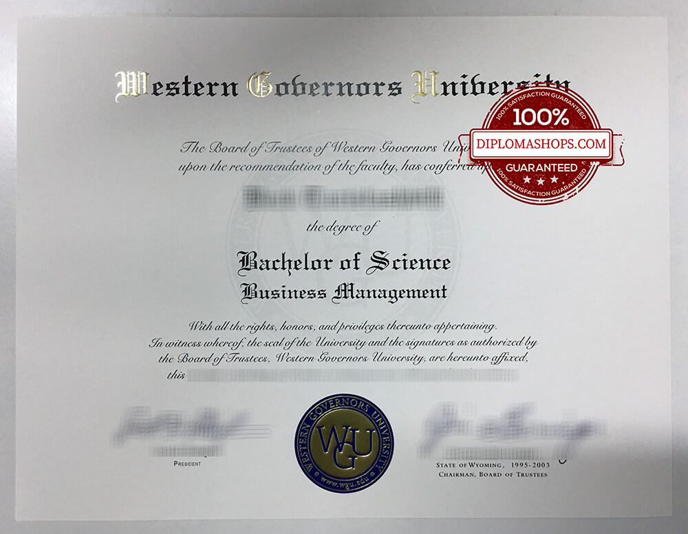 western governors university fake diploma