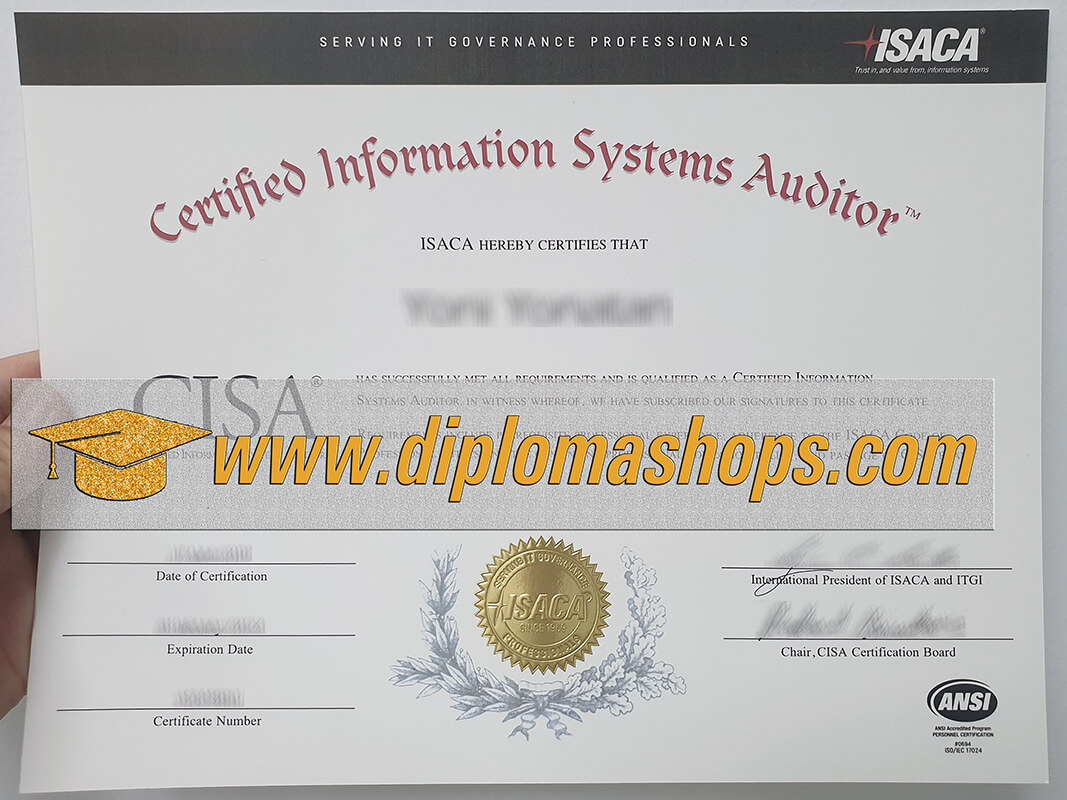 CISA Fake Certificate
