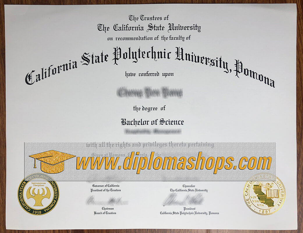 California state polytechnic university pomona diploma