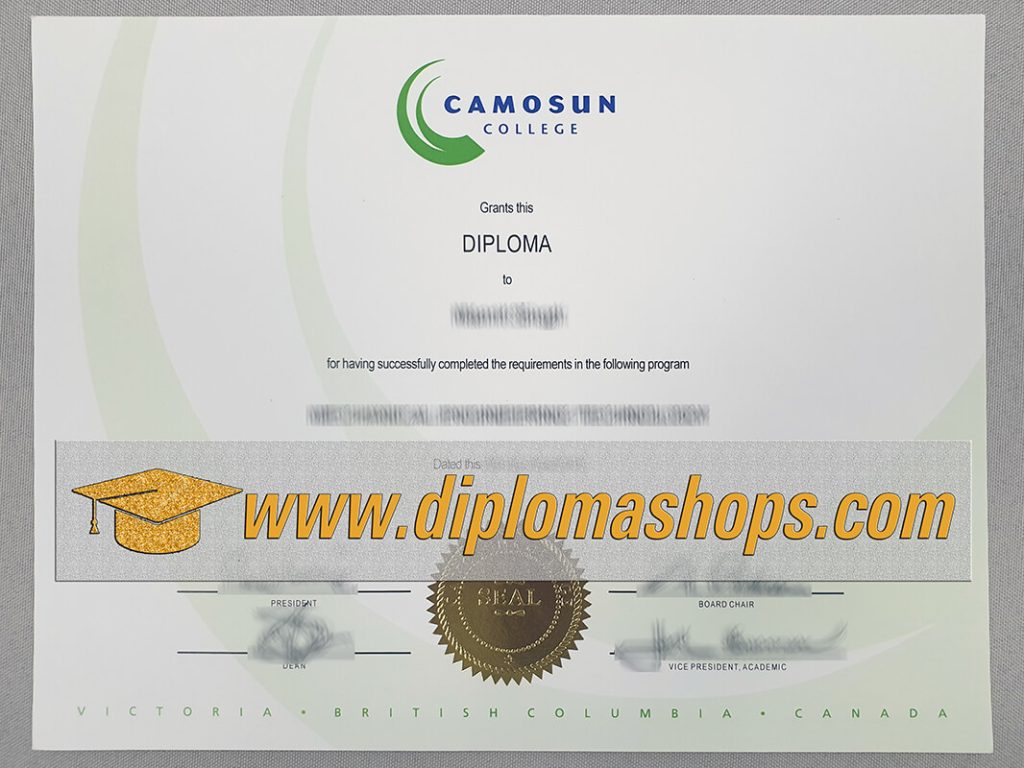 Camosun College fake diploma