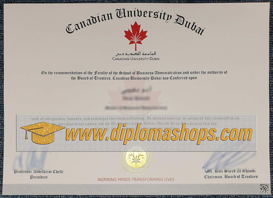 Canadian University dubai diploma