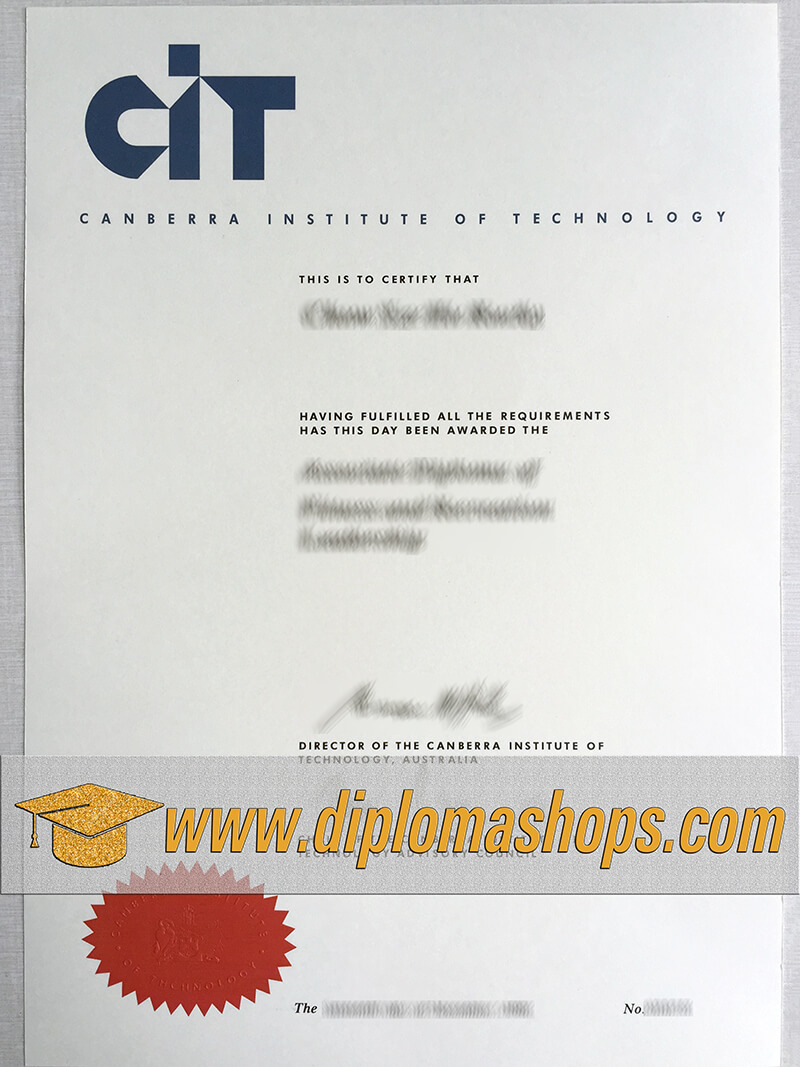 Canberra Institute of Technology diploma Canberra Institute of Technology diploma