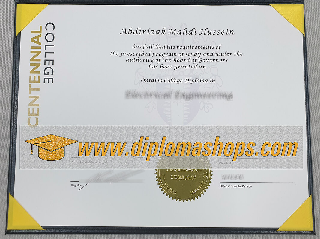 Centennial College fake diploma