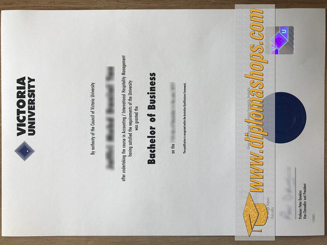 Fake Victoria University diploma