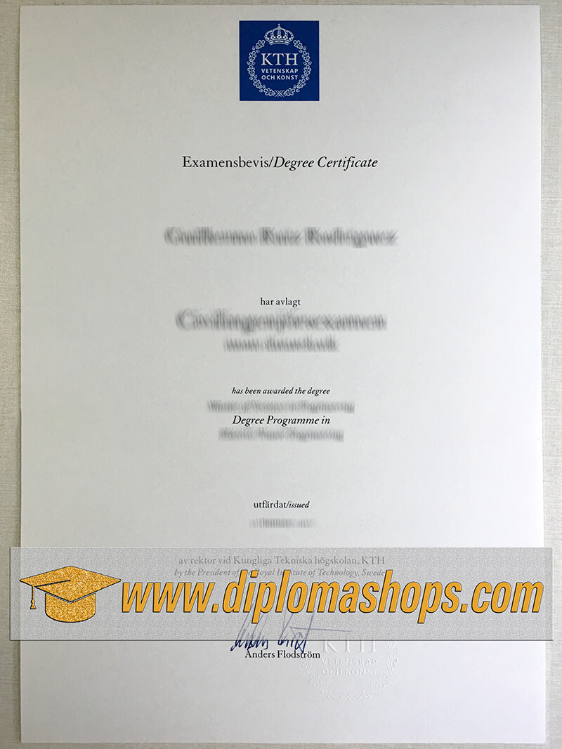 Kungliga tekniska högskolan fake diploma