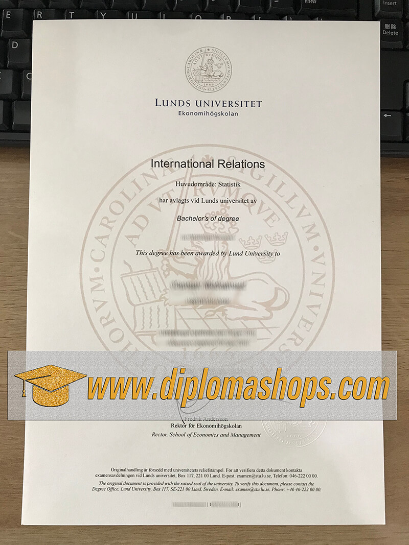 Lunds universitet fake diploma