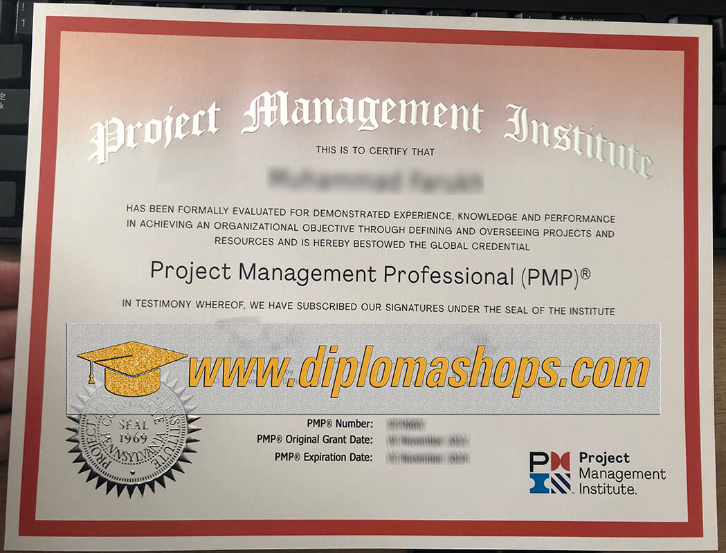 PMP fake Certificate