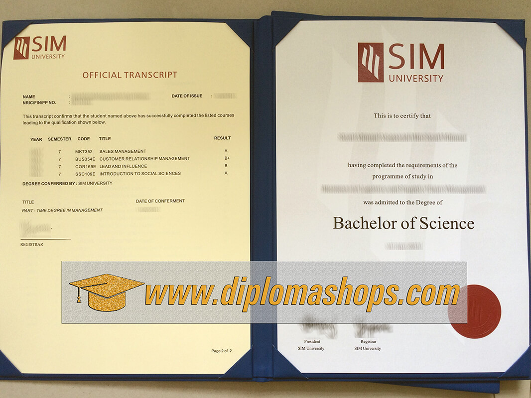 SIM University fake diploma