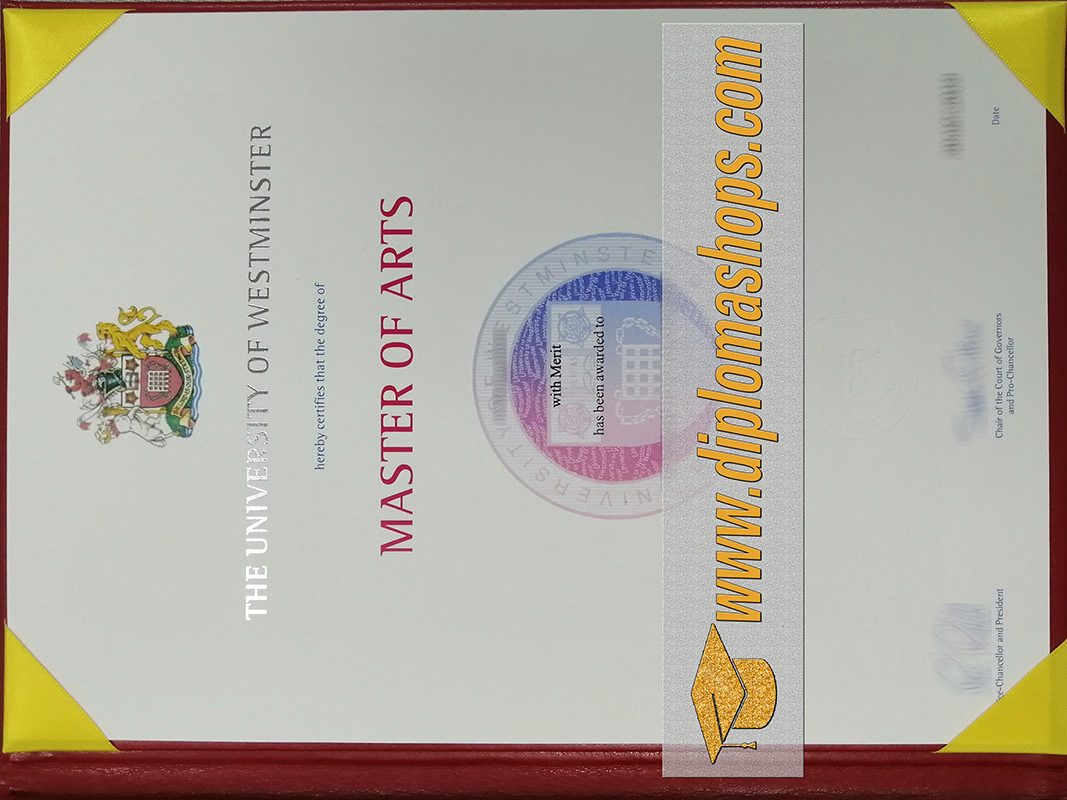The University of Westminster degree