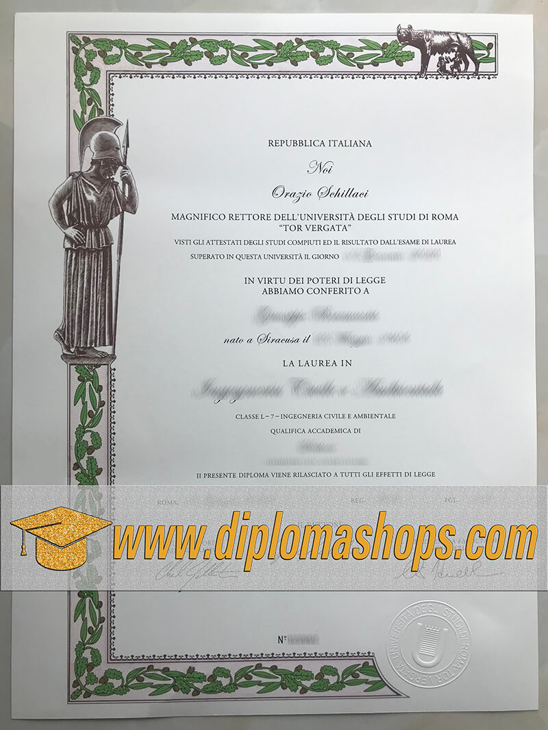 Università degli Studi di ROMA Tor Vergata diploma Università degli Studi di ROMA Tor Vergata diploma