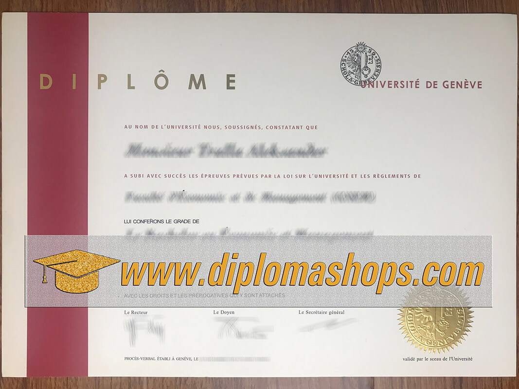 Université de Genève diploma