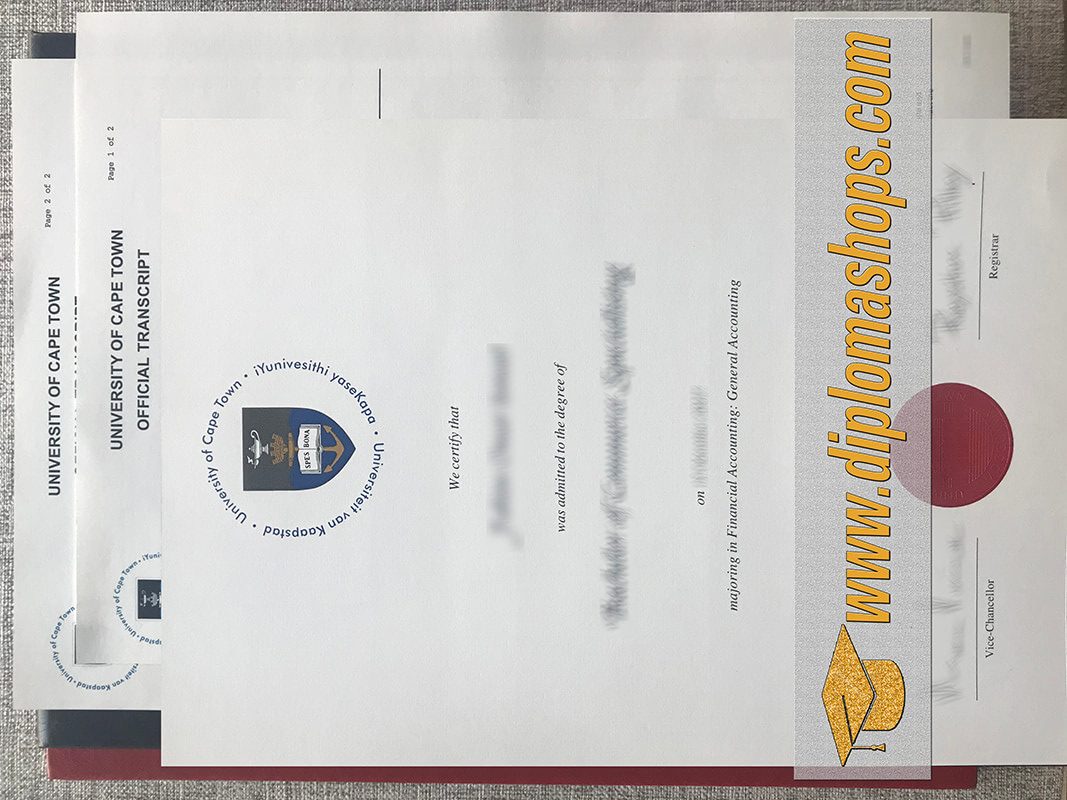 University of Cape Town fake diploma