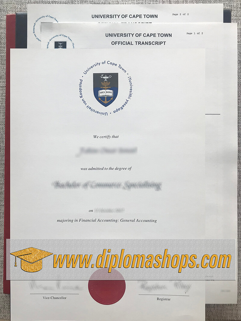 University of Cape Town fake diploma