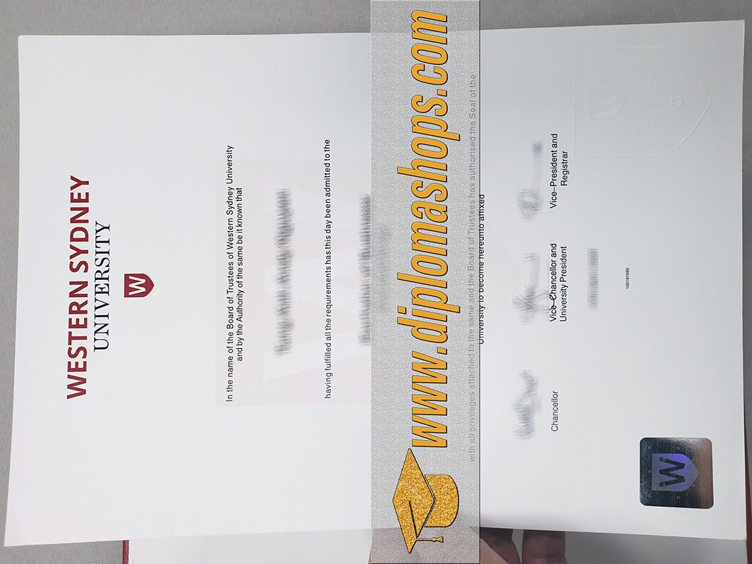 University of Western Sydney Fake Diploma
