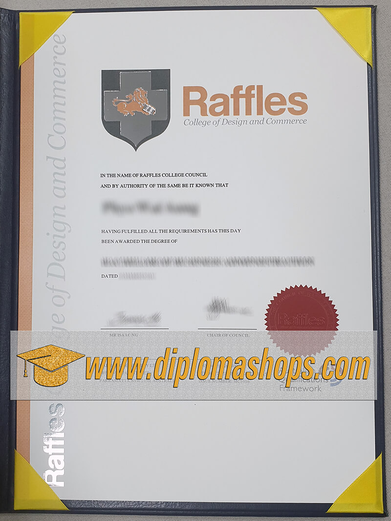 Raffles Design Institute Singapore diploma