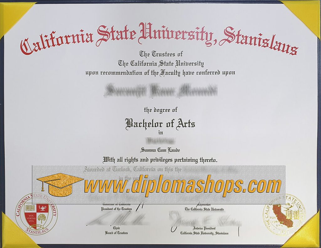 fake California state University-stanislaus diploma