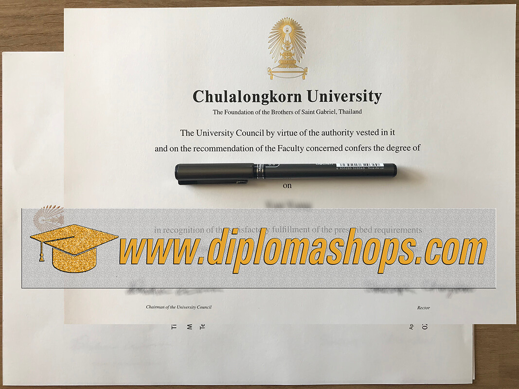 fake Chulalongkorn University diploma