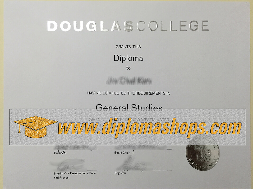 fake Douglas College Diploma