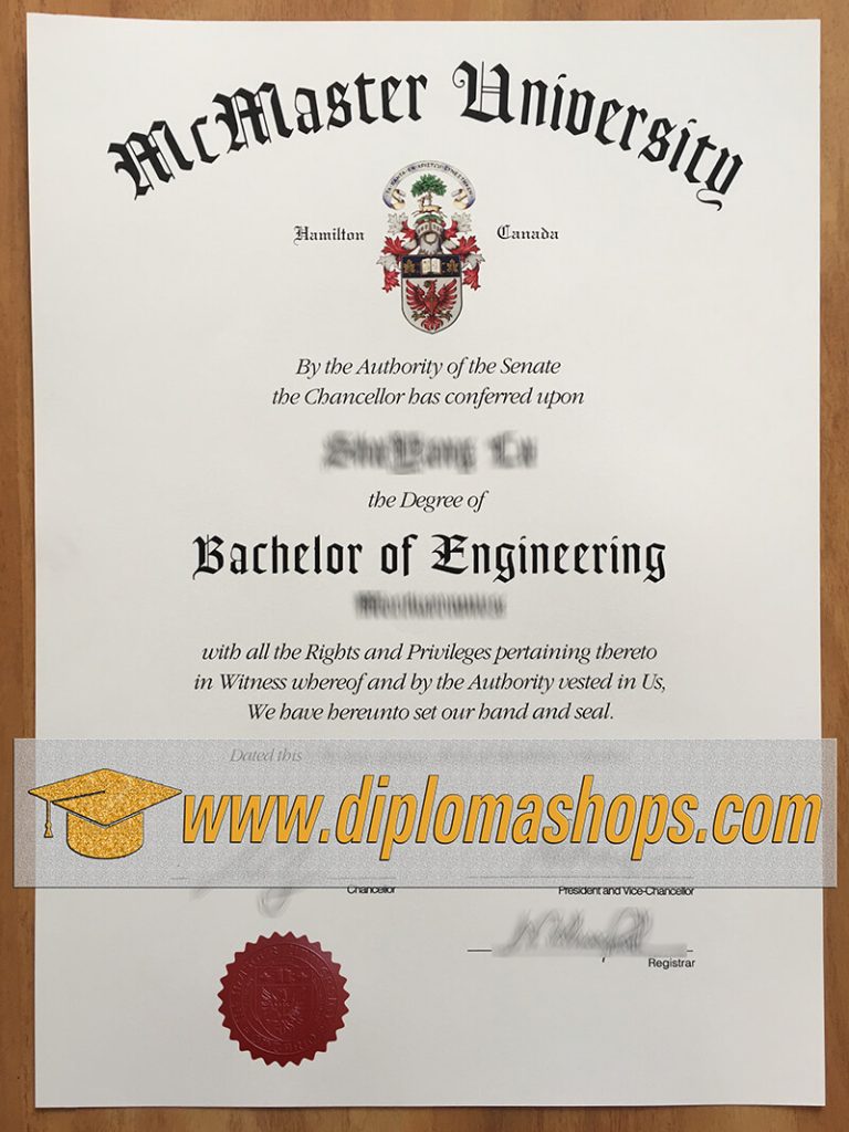 fake McMaster University diploma fake McMaster University diploma