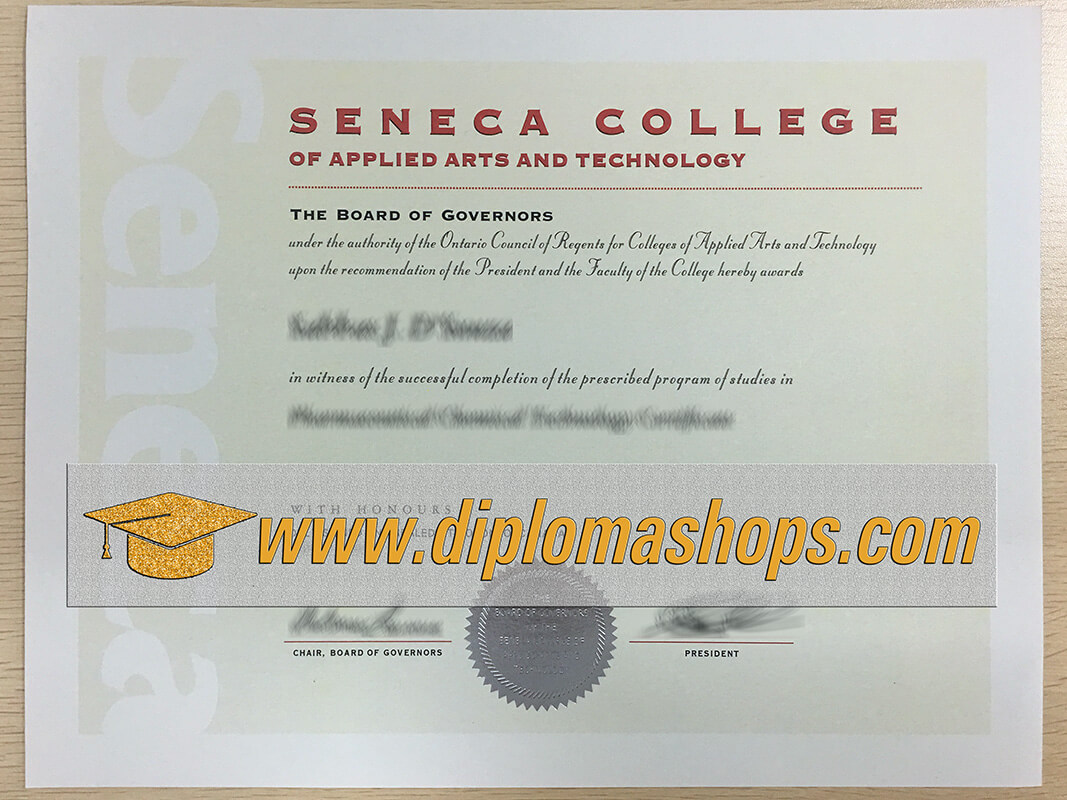 fake Seneca College diploma