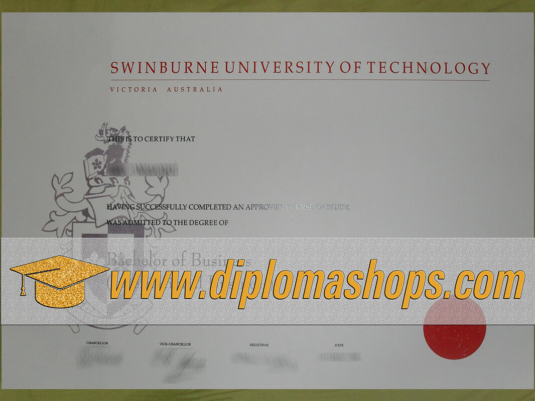 fake Swinburne University of Technology diploma