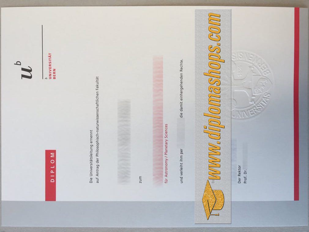 fake University of Bern diploma