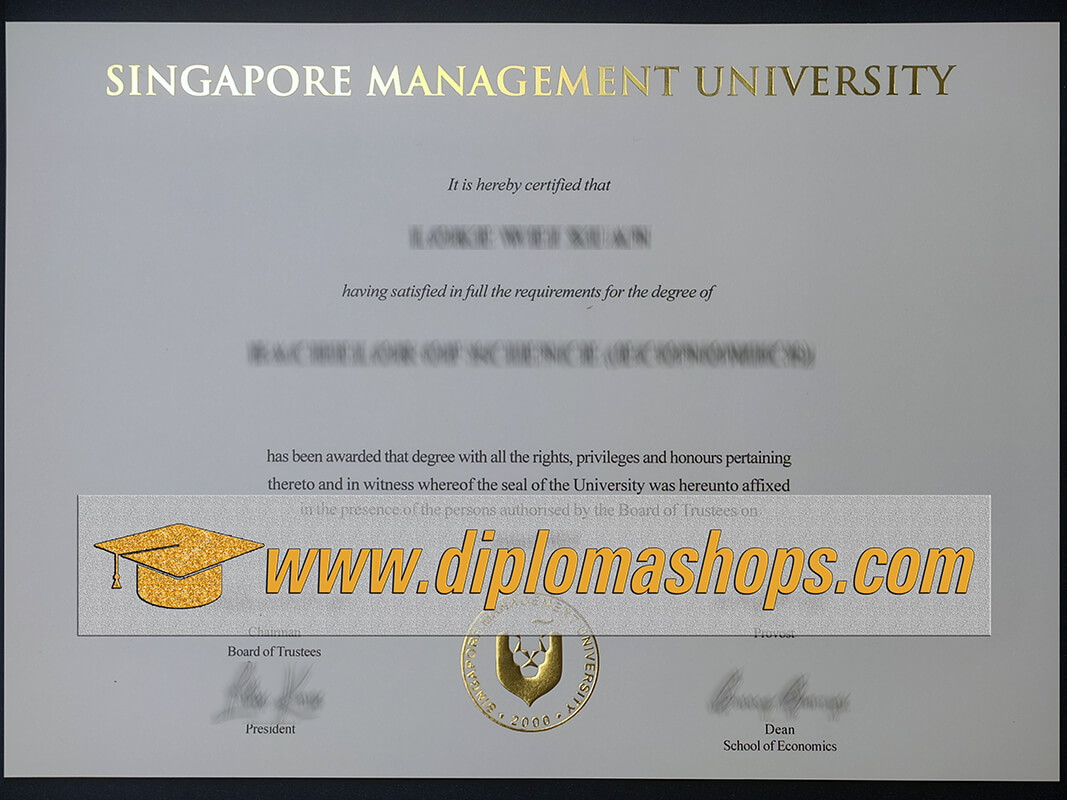 fake singapore management university diploma