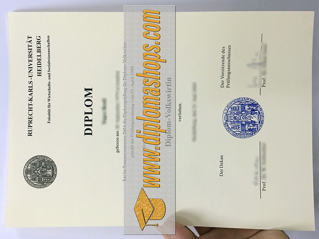 Heidelberg University diploma