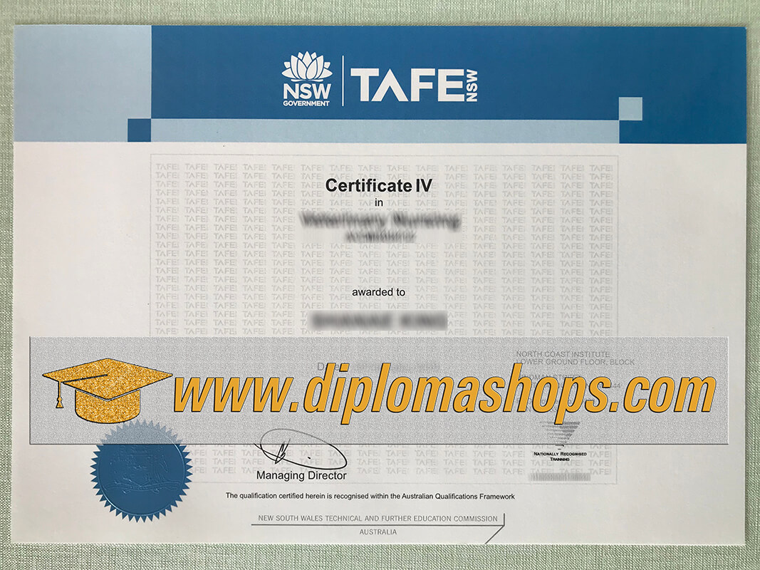 New South Wales TAFE Certificate