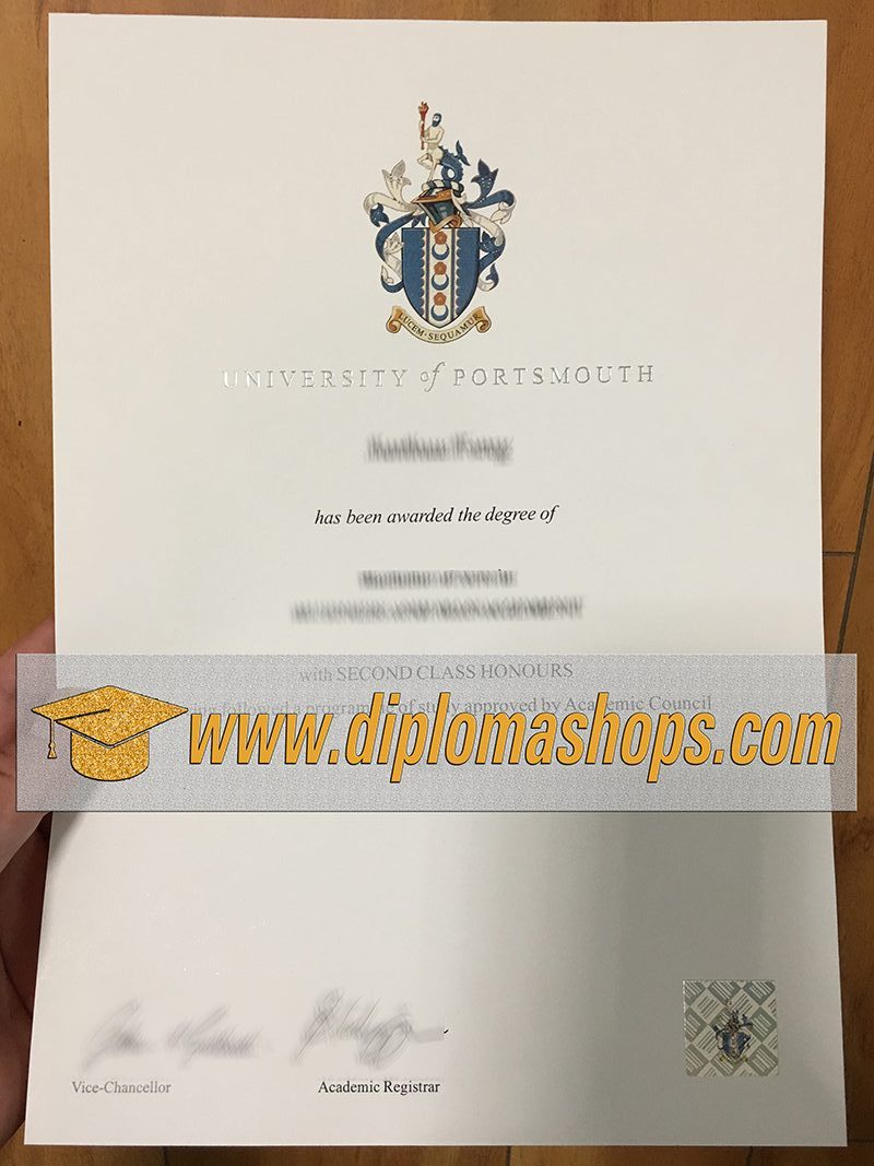University of Portsmouth fake degree