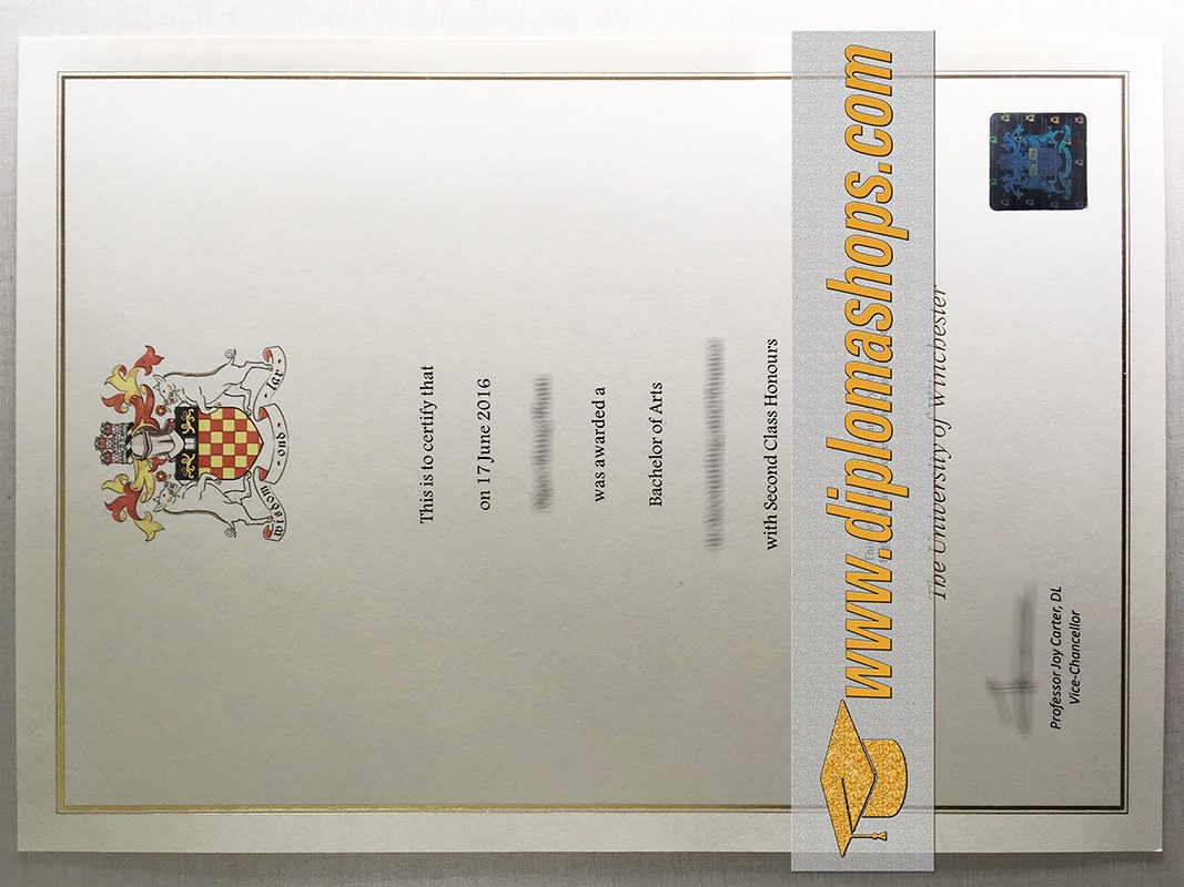 University of Winchester fake degree