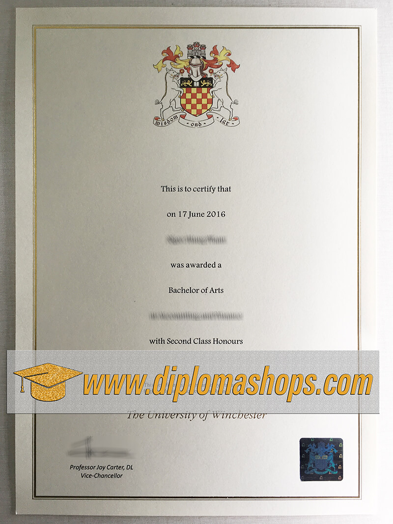 University of Winchester fake degree