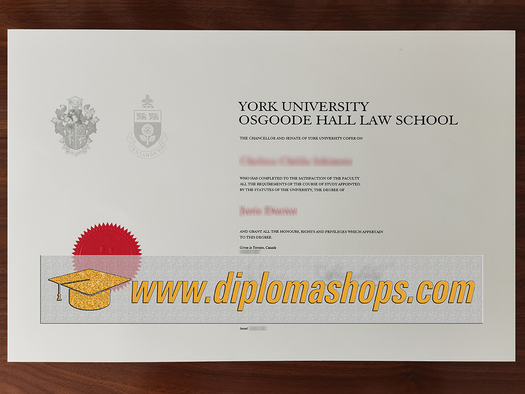 York University Osgoode Hall law School fake diploma