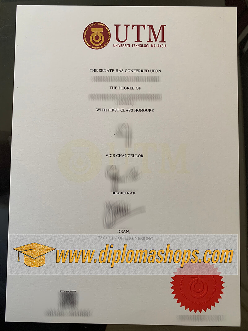 buy Universiti Teknologi Malaysia diploma