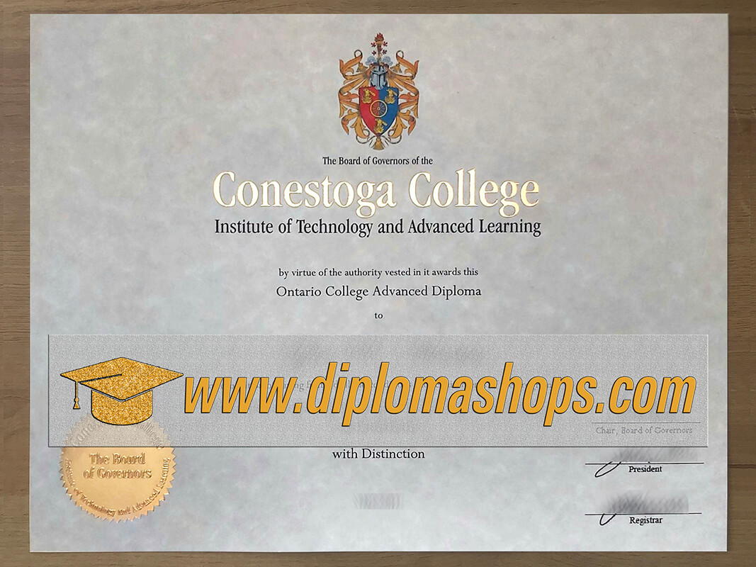 buy Conestoga College diploma