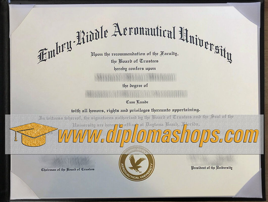 Embry-Riddle Aeronautical University diploma