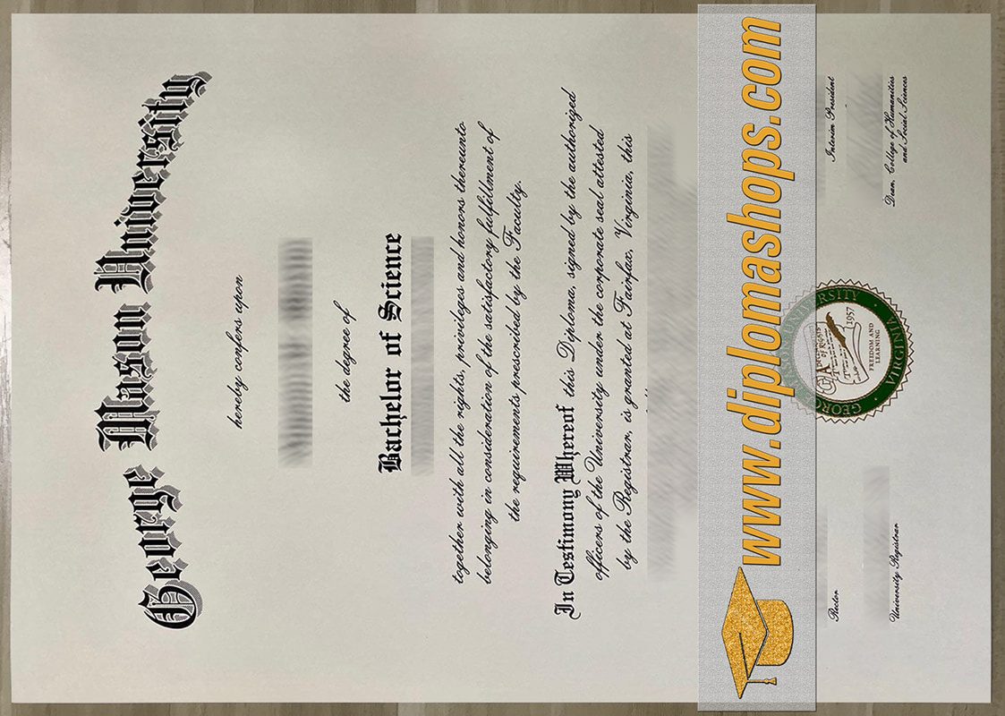 buy George Mason University fake diploma