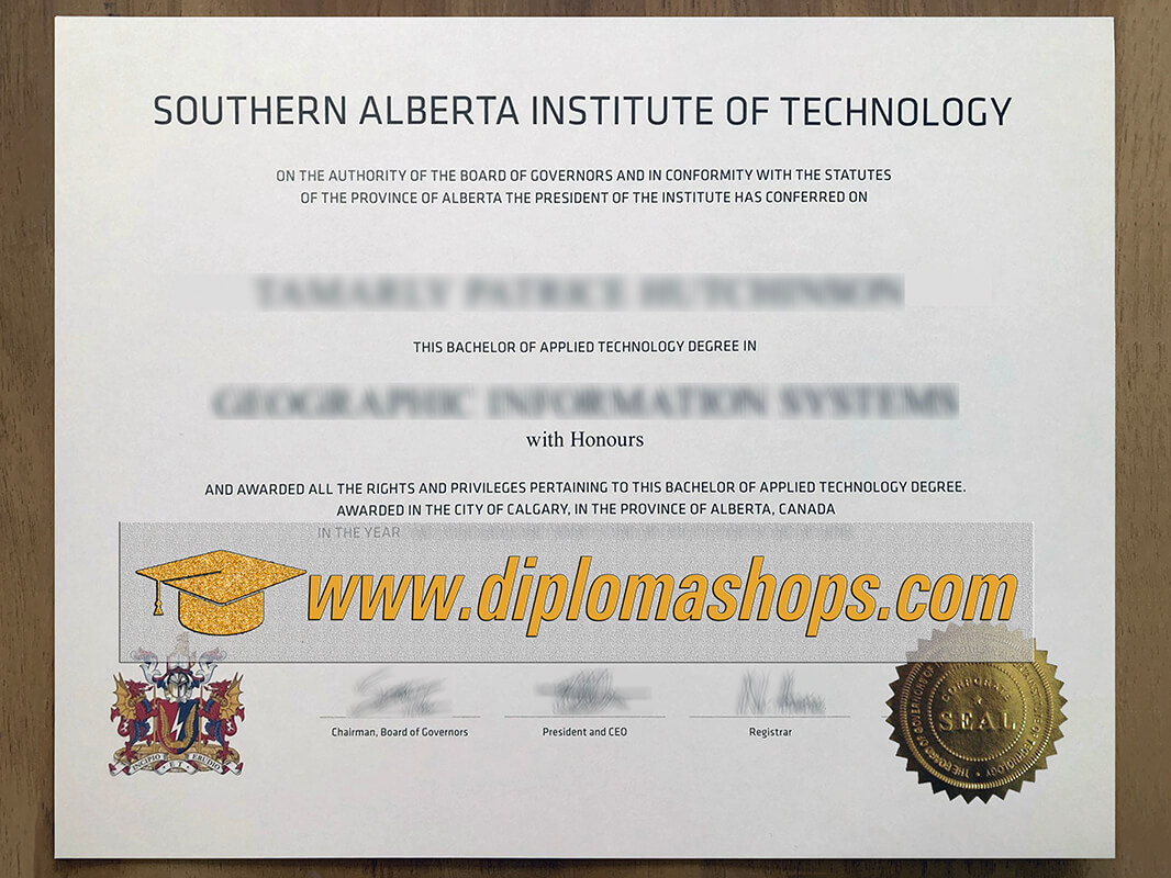 buy South Alberta Institute of Technology diploma