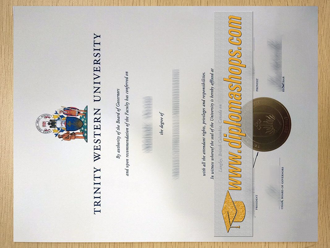 buy Trinity Western University fake diploma