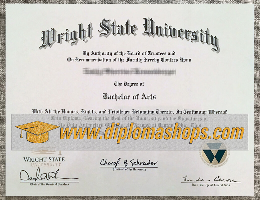 buy Wright State University diploma