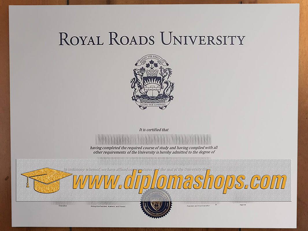 buy fake Royal Roads University diploma