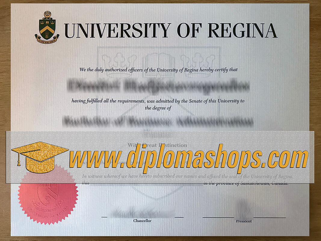 buy fake University of Regina diploma