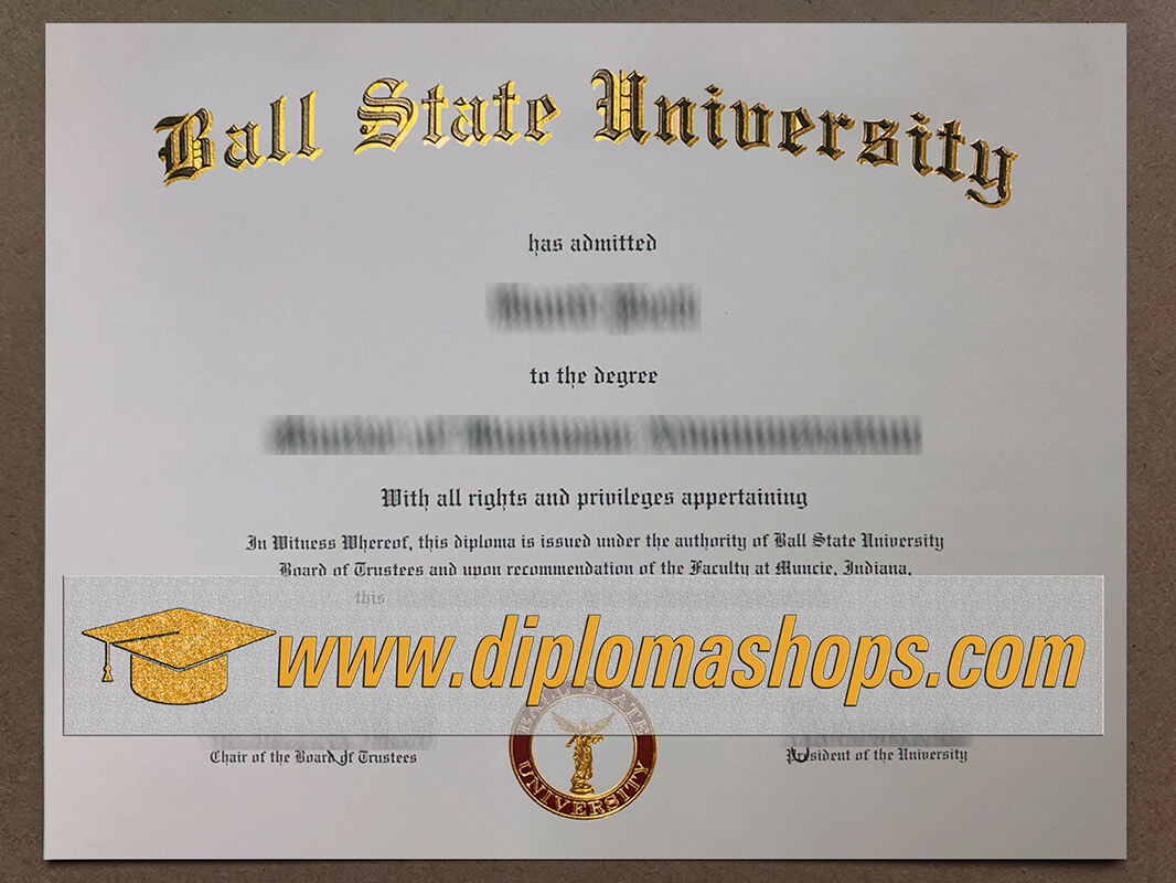 buy Ball State University fake diploma
