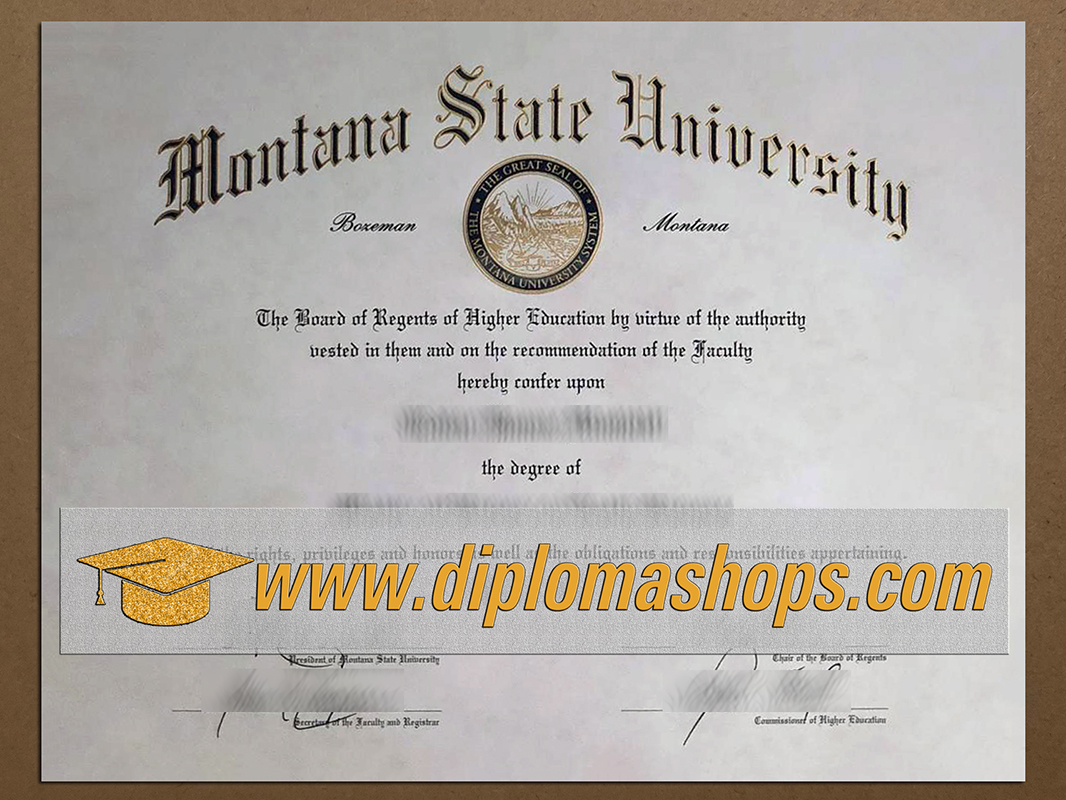 Buy fake Montana State University diploma, fake Montana State University degree