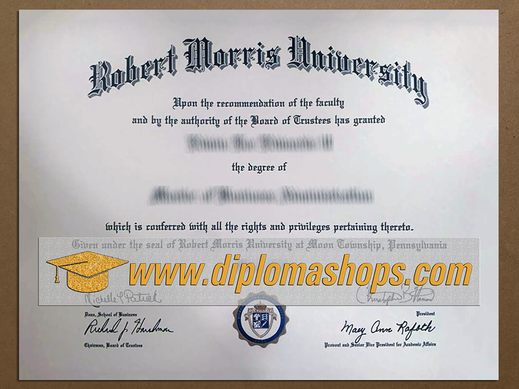 buy fake Robert Morris University diploma