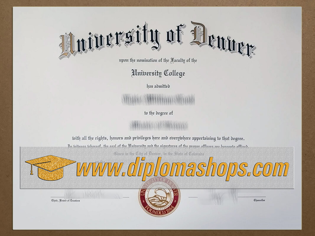 buy fake University of Denver diploma, buy fake University of Denver degree