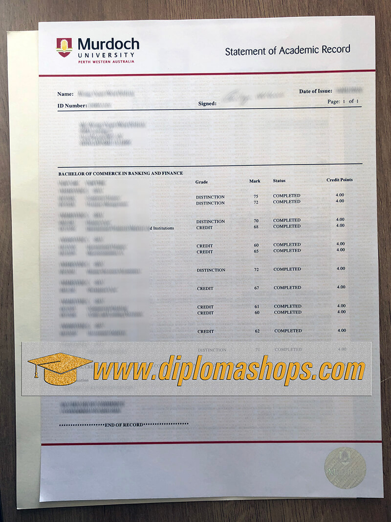 buy fake Murdoch University transcript, buy fake Murdoch University degree