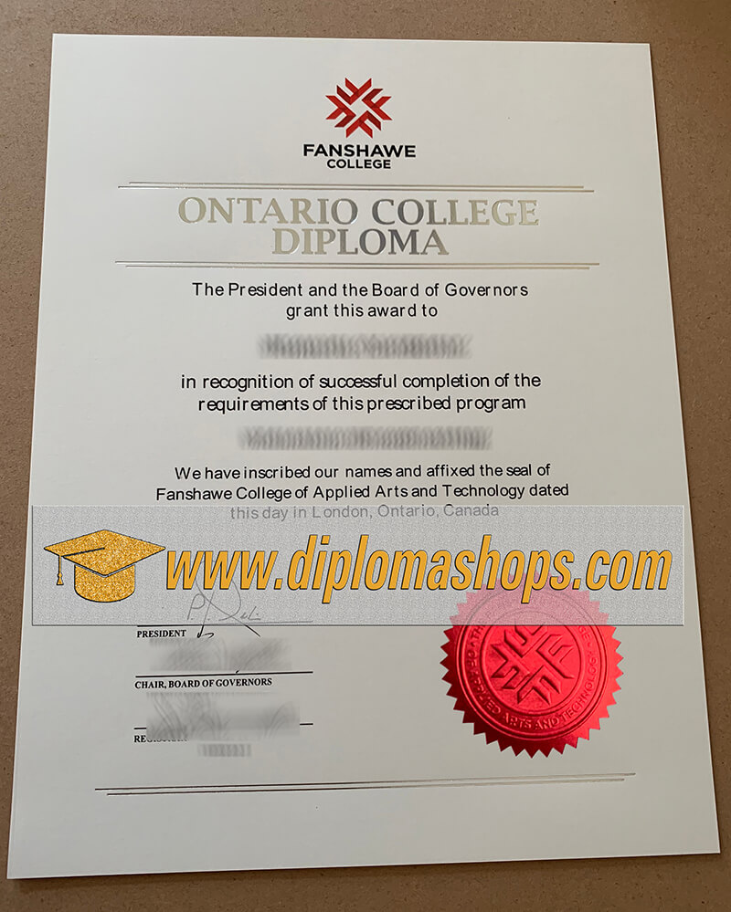 Buy Fanshawe College diploma