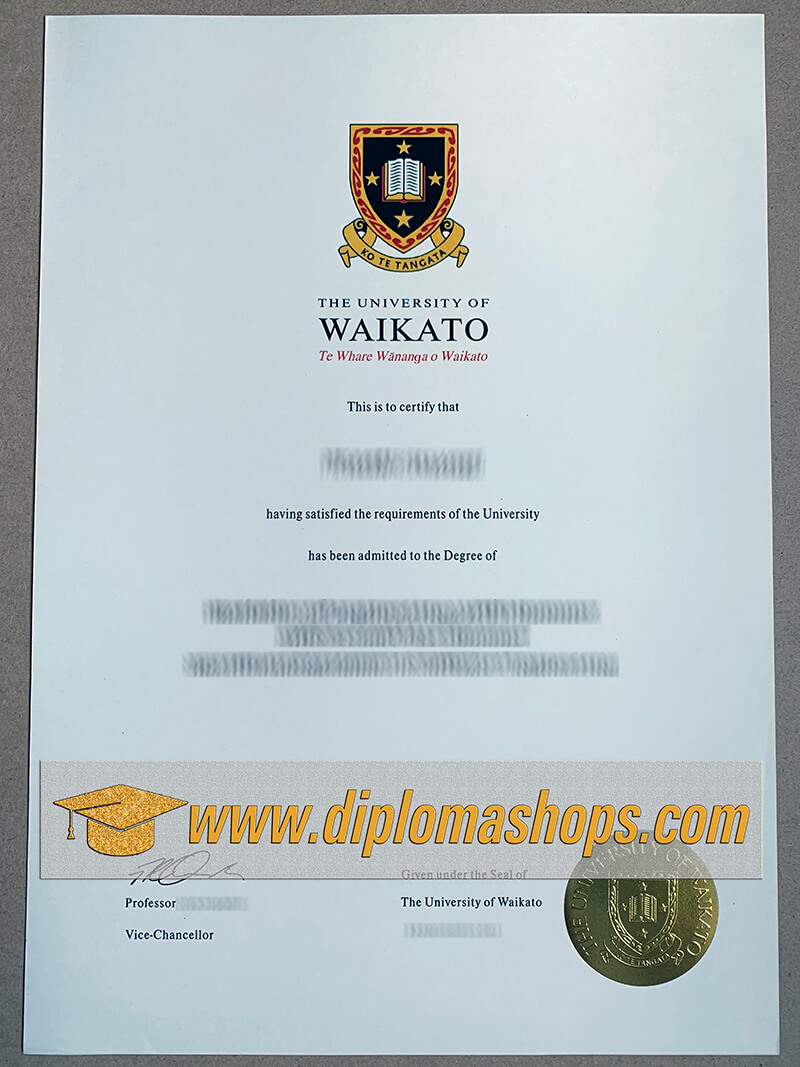 Buy the University of Waikato diploma