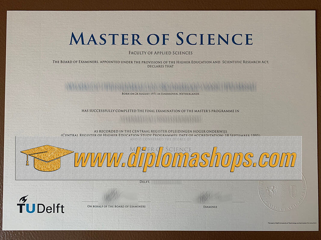 Get Delft University of Technology diploma